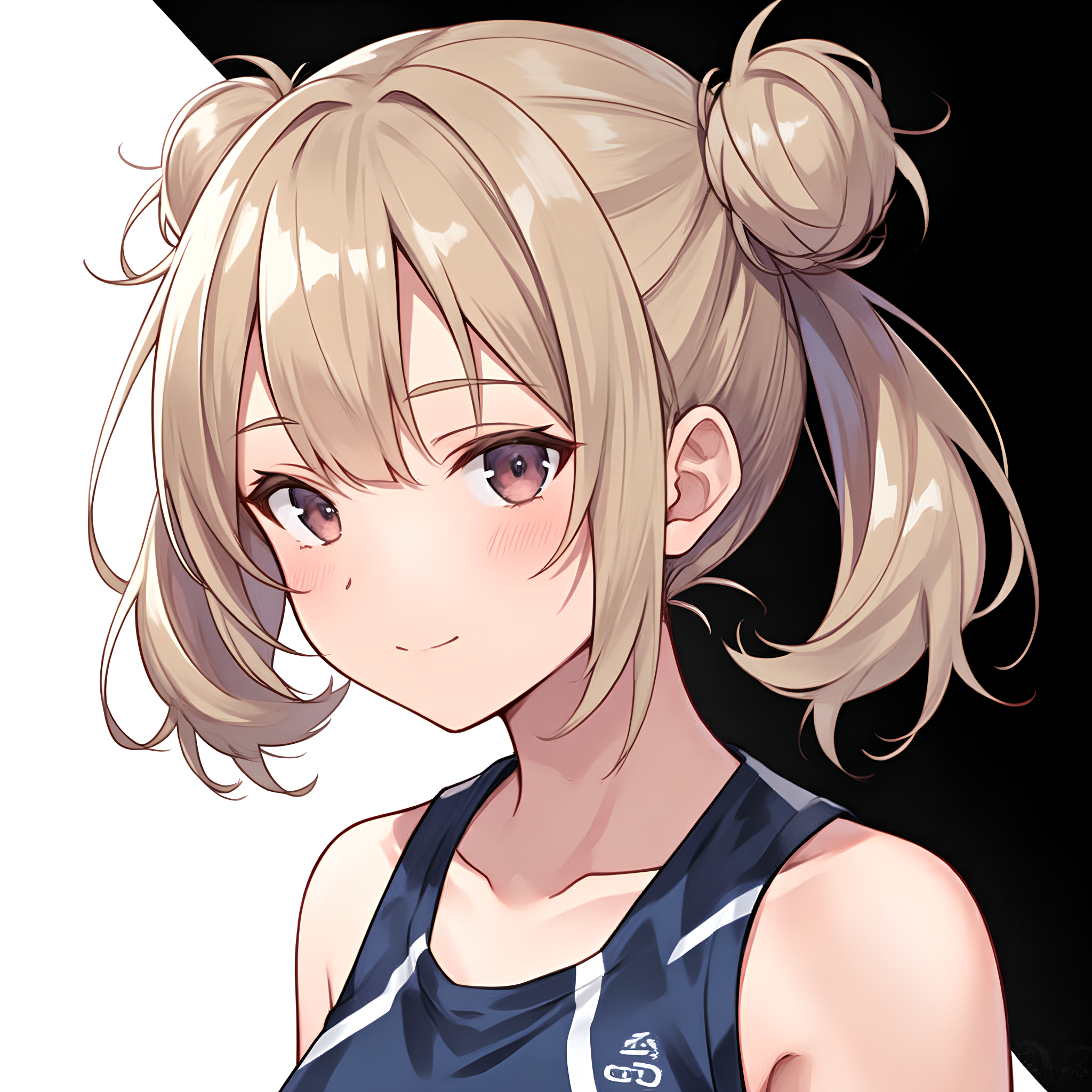双马尾动画角色主题封面